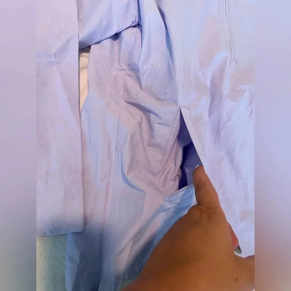 Eileen fisher Light Organic Cotton Nylon Popover Jacket - Picture 5 of 10